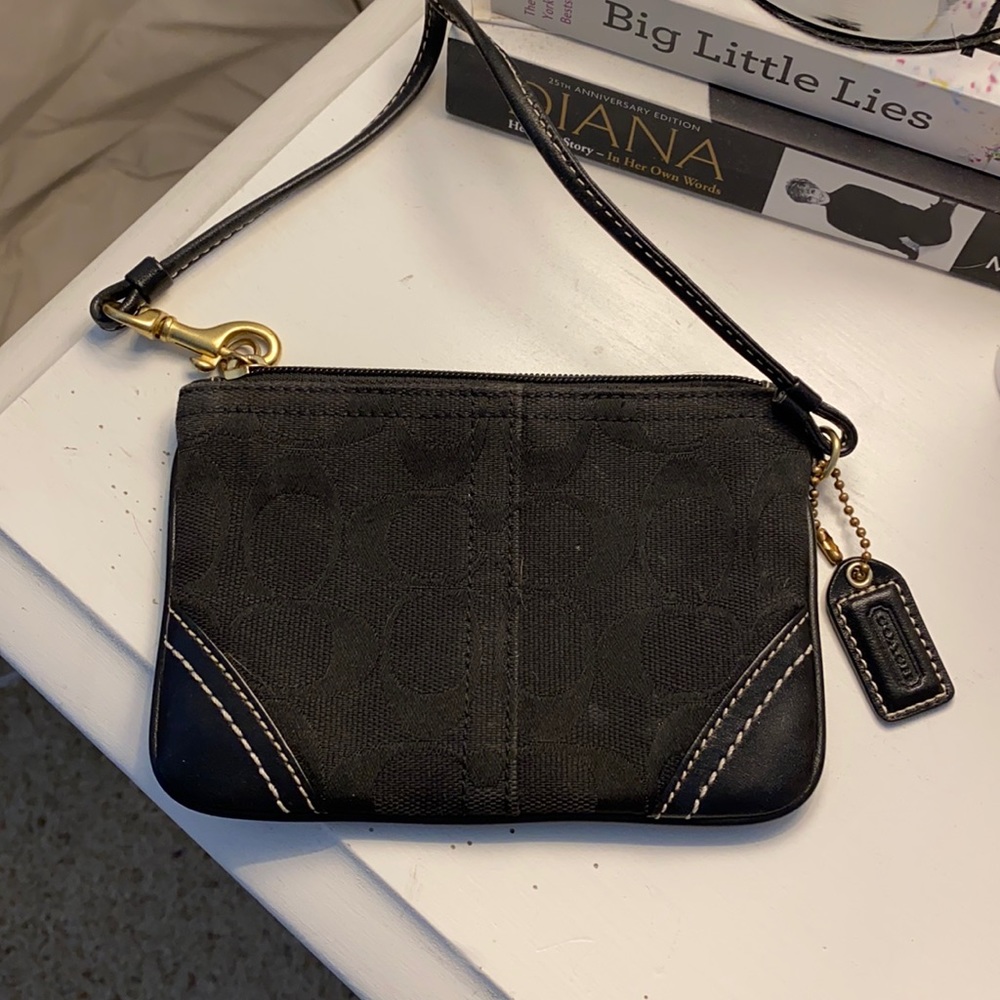Coach wristlet/ID holder